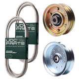  UDC Parts Mower Kit / Belt 754-04062 + Belt 754-04249 + Pulley 756-04224 + Pulley GY20629 / Fits Yard-Machines LT-42