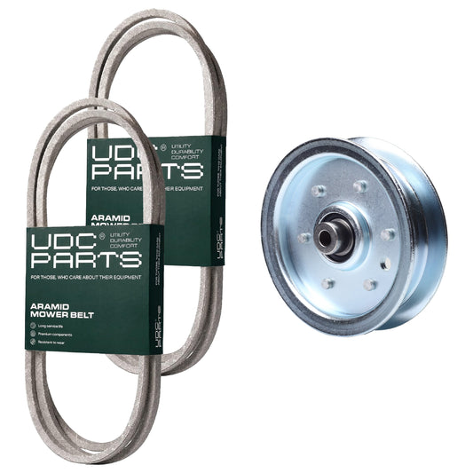 Products -  UDC Parts Mower Kit / Belt 754-0467 + Belt 754-0497 + Pulley 756-1229 / Fits Huskee 608G 608H