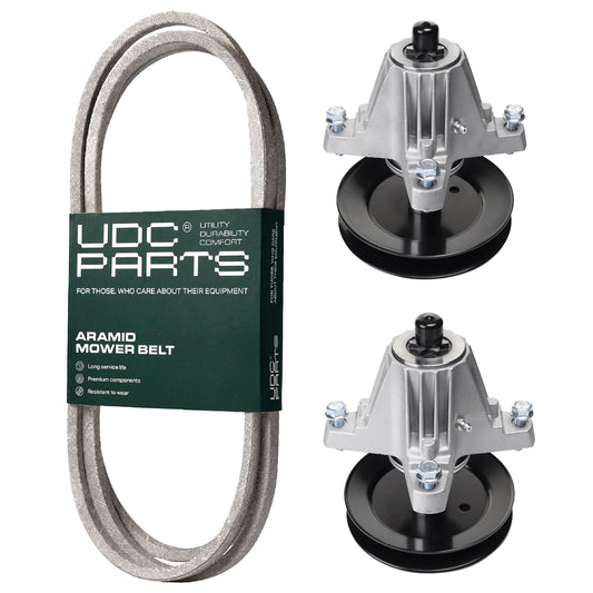 Products -  UDC Parts Mower Kit / Belt 754-05027A + Spindle 618-06978 + Spindle 618-06980 / Fits Cub Cadet XT1-ST54 Fab