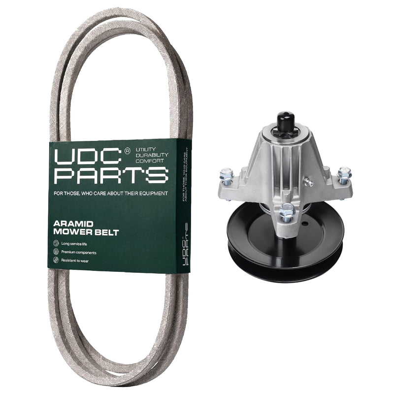  UDC Parts Mower Kit / Belt 754-04317 + Spindle 618-06978 / Fits Troy-Bilt Mustang 54 XP Mustang XP 54 Mustang XP Pivot S 54 Mustang Z54