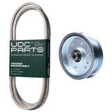  UDC Parts Mower Kit / Belt 754-0497 + Pulley 756-1229 / Fits Huskee 608G 608H