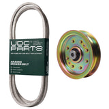  UDC Parts Mower Kit / Belt 754-04249 + Pulley 956-04129 / Fits Troy-Bilt Pony TB42 Tuffy