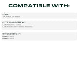  GX20305, GY20571 Mower Deck Belt Replacement for John Deere L130, L120 & More | 48-in Deck | Aramid Cord