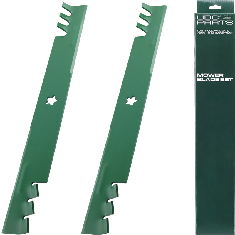 UDC Parts Mower Gator Mulching Blades for Husqvarna 46 Inch YTH22V46 Z246 RZ4623 YTA22V46 532403107 403107 CMXGZAM110146 Craftsman AYP Poulan Pro Ariens 917532403107 / 2 Pack