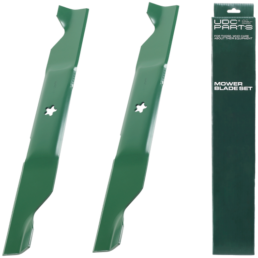 Wholesale Lawn Mower Parts -  UDC Parts 405380 Medium Lift Mulching Blades 46 Inch / 2 Pack / Fits Husqvarna, Craftsman, Poulan Replaces OEM no. 532405380 PP21011