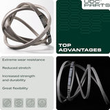  125907X, 532125907 Mower Drive Belt Replacement for Craftsman, Husqvarna & More | Aramid Cord
