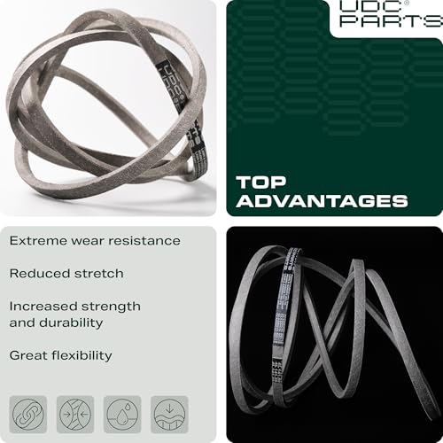  125907X, 532125907 Mower Drive Belt Replacement for Craftsman, Husqvarna & More | Aramid Cord