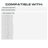  GX20006, UC30568 Mower Drive Belt Replacement for John Deere D130, L120, D140 & More | Aramid Cord