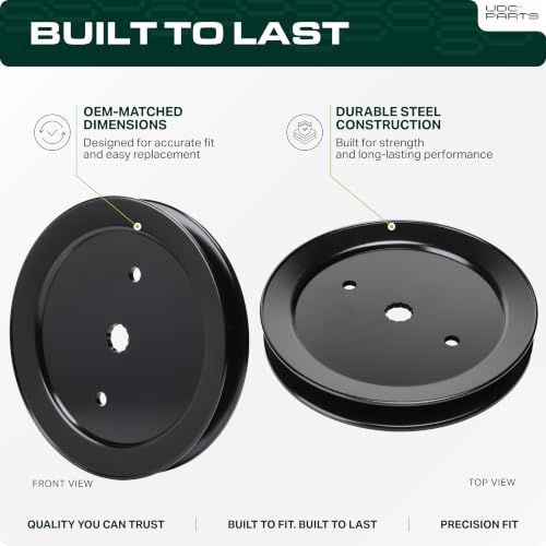  532195945 Idler Pulley / 42 46 inch deck / Replacement for Craftsman Poulan Husqvarna 195945 197473 197473 532197473 CT153 CT154 CTH163T CTH164T CTH173