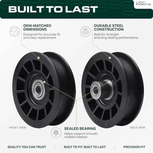  532194327 Idler Pulley / 42 54 inch deck / Replacement for Husqvarna YTH2042 YTH2246 YTH2348 YTH2454