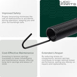  GX21582 Tension Spring / 2 pcs / Replacement for John Deere GX20377 L120 L130 LA130 LA140 LA145 X140 145 D140 D150 D155 D160 D170 G110 Sabre 1642HS 1742HS