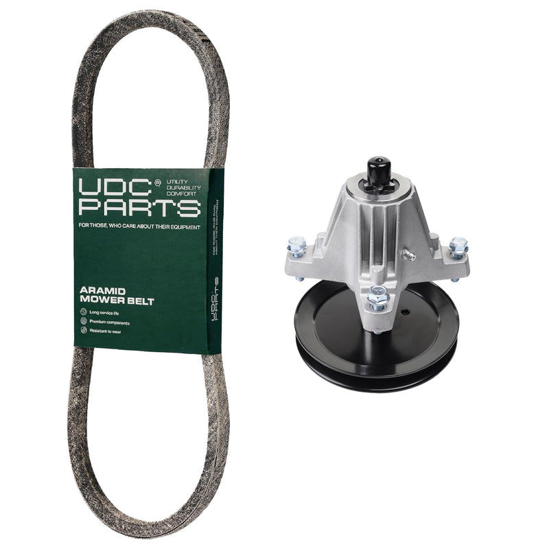  UDC Parts Mower Kit / Belt 754-0468 + Spindle 918-06991 / Fits Troy-Bilt Bronco
