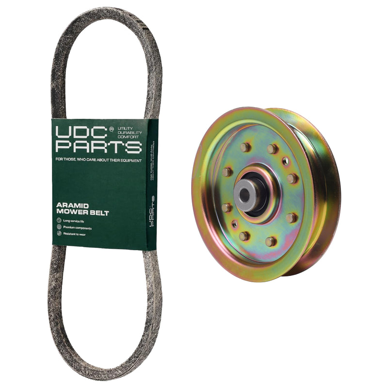  UDC Parts Mower Kit / Belt 754-0468 + Pulley 956-04129 / Fits White Outdoor LT-2200 LT-5000 LT-942G LT-946G