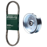  UDC Parts Mower Kit / Belt 754-0468 + Pulley GY20629 / Fits Troy-Bilt Bronco Horse