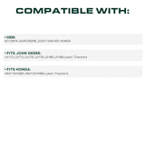  M110978 Drive Belt Replacement for John Deere LX176 LX188 LX178 LX172 LX173 LX186 / Aramid Cord Powertrain Drive V-Belt / 102.00 inches