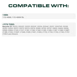  115-4669 Drive Belt Replacement for Toro 22 inch Recycler Lawn Mower 20332 20333 20334 20332C 20334C 20337 20338 20352 20353 20372 20373 20374 20382 20792 20797 20955 / Aramid Cord / 33 1/4