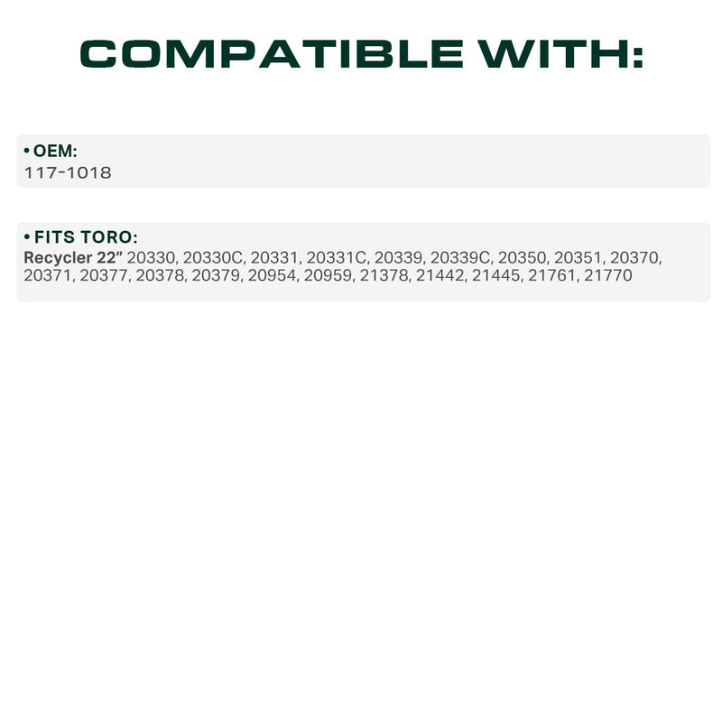  754-0642 Mower Drive Belt Replacement for Toro 20339, 20371 & More | 22-in Deck | Aramid Cord