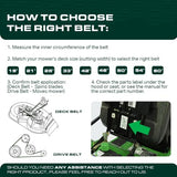  GX20072, UC32283 Mower Deck Belt Replacement for John Deere D130, D105, L100 & More | 42-in Deck | Aramid Cord