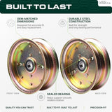  539132728 Idler Pulley / 46 inch deck / Replacement for Husqvarna 589766101 589766102 539131148 539112196 Craftsman 196104 197380 Z4218 Z4219 Z4824 Z5426