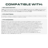  532138255, 130801 Mower Drive Belt Replacement for Craftsman, AYP & More | Aramid Cord