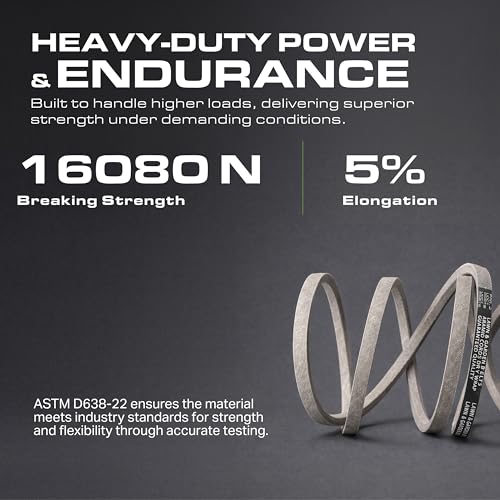  174368, 532174368 Mower Deck Belt Replacement for Craftsman, Husqvarna & More | 48-in Deck | Aramid Cord
