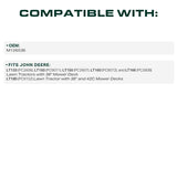  M126536 Mower Deck Belt Replacement for John Deere LT180, LT160, LT133 & More | 38-in Deck | Aramid Cord