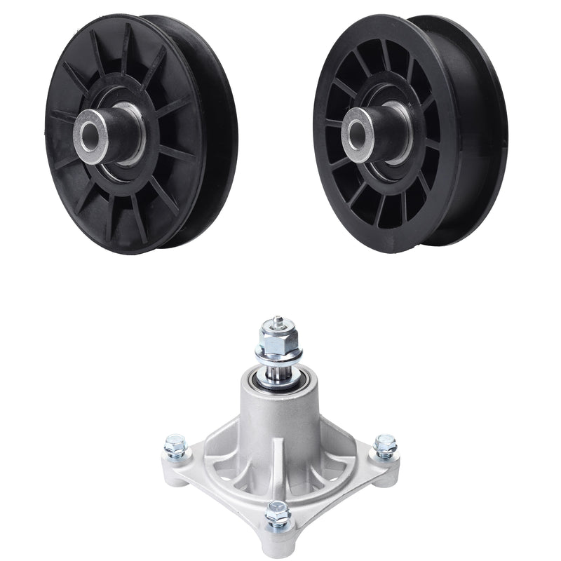 Products -  UDC Parts Mower Kit / Pulley 532194326 + Pulley 532194327 + Spindle 532174356 / Fits Husqvarna LT1597