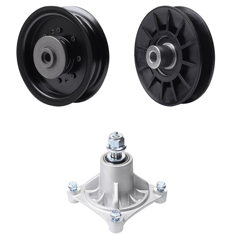 Products -  UDC Parts Mower Kit / Pulley 532194326 + Pulley 532196104 + Spindle 532174356 / Fits Husqvarna LT1597