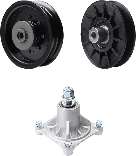 Products -  UDC Parts Mower Kit / Pulley 532194327 + Pulley 532196104 + Spindle 532174356 / Fits Husqvarna LT1597