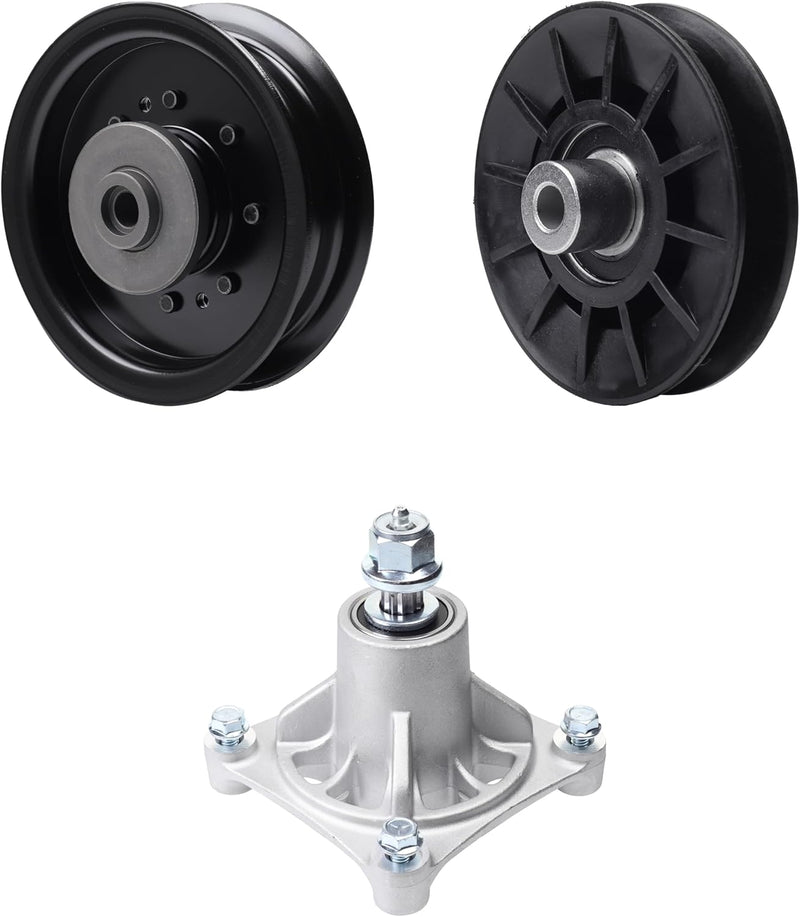 Products -  UDC Parts Mower Kit / Pulley 532194327 + Pulley 532196104 + Spindle 532174356 / Fits Husqvarna LT1597