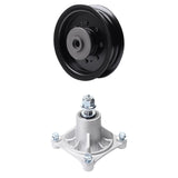  UDC Parts Mower Kit / Pulley 532196104 + Spindle 532174356 / Fits Husqvarna LSZ4622 LSZ5422 LSZ5424 LT1597 RZ4619 RZ4620 RZ4621 RZ4621BF RZ4622 RZ4622TBF RZ4623 RZ46i RZ5422 RZ5424 Z146 Z246 Z246i