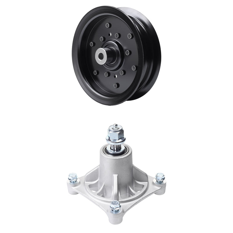  UDC Parts Mower Kit / Pulley 532196106 + Spindle 532174356 / Fits Husqvarna LSZ4622 LSZ5422 LSZ5424 RZ4219 RZ4619 RZ4620 RZ5422 RZ5424 Z142