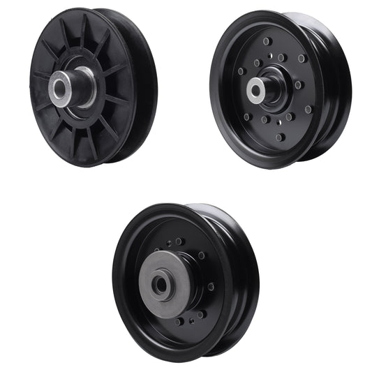 test -  UDC Parts Mower Kit / Pulley 532194326 + Pulley 532196104 + Pulley 532196106 / Fits Husqvarna 2348LS GT48DXLS GTH2448T GTH2454T GTH2648 LGT48DXL LOGTH2448T R53W Rider 1030 Rider 13 C TS148 TS148X