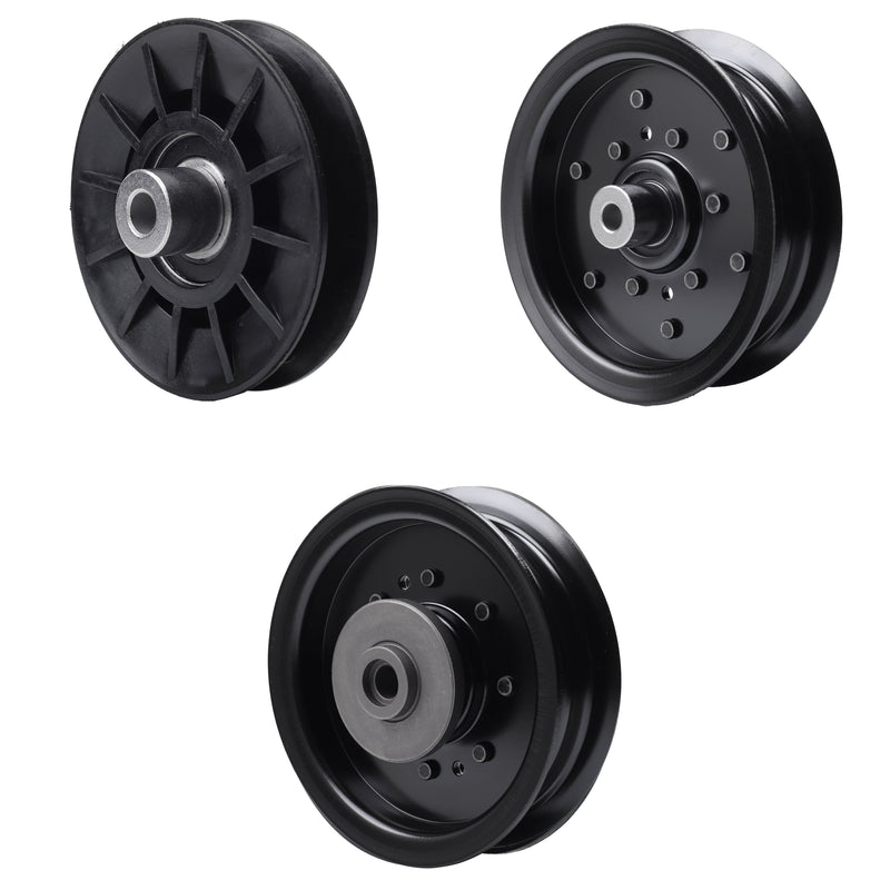 test -  UDC Parts Mower Kit / Pulley 532194326 + Pulley 532196104 + Pulley 532196106 / Fits Husqvarna 2348LS GT48DXLS GTH2448T GTH2454T GTH2648 LGT48DXL LOGTH2448T R53W Rider 1030 Rider 13 C TS148 TS148X