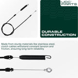  UDC Parts 532435110 Clutch Control Cable for 46 inch Husqvarna AYP Craftsman 435110 408319 532408319 Lawn Mowers