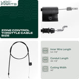  UDC Parts 582991501 Zone Control Throttle Cable for Husqvarna Poulan AYP Craftsman Weed Eater 158152 532158152 Lawn Mowers