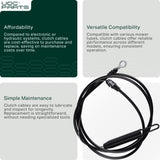 Aftermarket Husqvarna Lawn Mower Parts -  UDC Parts 584243501 Clutch Cable for 58 inch Husqvarna Craftsman Poulan Ariens LTH152 TS142 YTA 22V46 YTH 18K46 YTH 18542 YTH 2146 PO15542LT