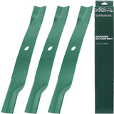  TCU15881 High Lift Blades Replacement for John Deere 60 Inch UC15158 Ztrak Z915E Z994R Z955R Z955R Z965M EZtrak Z665 X710 X730 X738 X739 X744 X748 X749 Quik-trak Q820M Q850M Q850R / 3 Pack