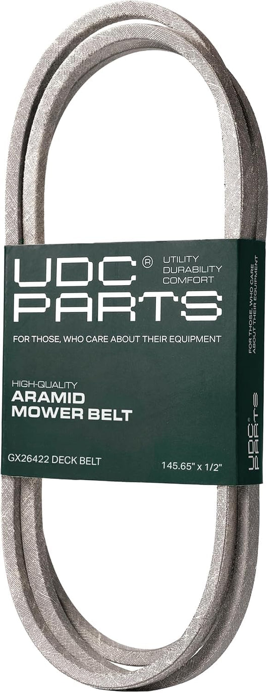 MOWER PARTS - GX26422 Mower Deck Belt Replacement for John Deere Z325E, Z365R, Z330M & More | Aramid Cord