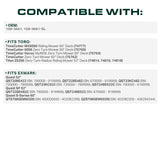  109-3661, 109-3661-SL Mower Deck Belt Replacement for Toro, Exmark & More | Aramid Cord