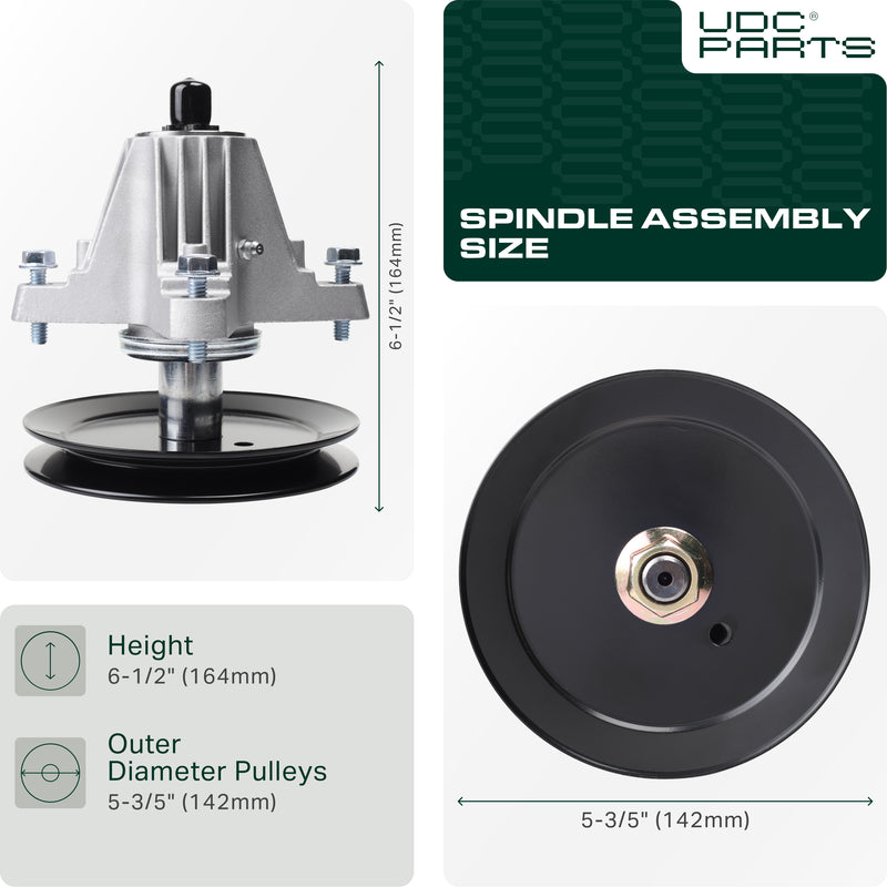 Cub Cadet Aftermarket Parts -  UDC Parts 918-06976A Spindle Assembly / 42 inch deck / for MTD Cub Cadet 618-06976 918-06976 918-06976A LT42 LT42C LX42 XT1-LT42