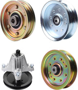 Products -  UDC Parts Mower Kit / Pulley 756-04224 + Pulley 956-04129 + Pulley GY20629 + Spindle 618-06976 + Spindle 918-06991 / Fits Troy-Bilt TB42