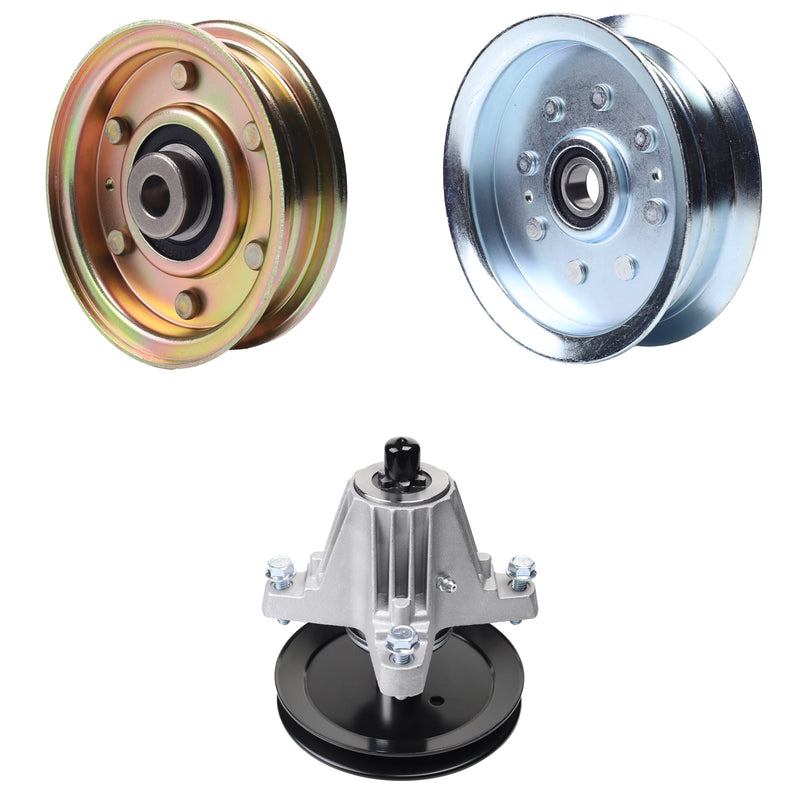 Products -  UDC Parts Mower Kit / Pulley 756-04224 + Pulley GY20629 + Spindle 618-06976 / Fits Troy-Bilt TB1942 TB42