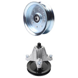  UDC Parts Mower Kit / Pulley GY20629 + Spindle 618-06976 / Fits Troy-Bilt Super Bronco 42 Hydro Super Bronco 42XP TB1942 TB42
