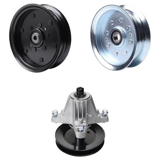 Products -  UDC Parts Mower Kit / Pulley 756-04511B + Pulley GY20629 + Spindle 618-06978 / Fits Cub Cadet RZT-L54 RZT-L54 Fab RZT-LX54 Fab RZT-S54 RZT-S54 Fab RZT-SX54 Fab ZT1-54 Fab ZT2-54 Fab