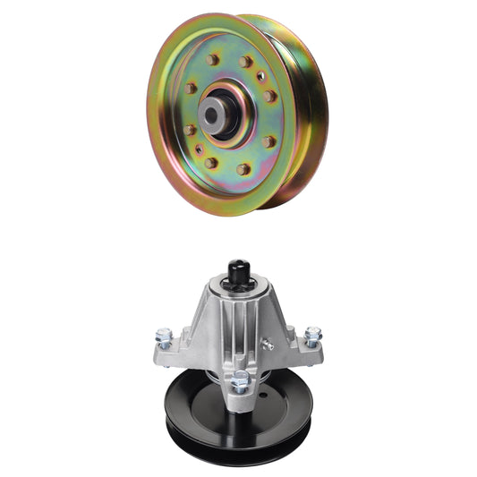 Products -  UDC Parts Mower Kit / Pulley 956-04129 + Spindle 618-06978 / Fits Troy-Bilt Mustang 54 XP