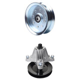  UDC Parts Mower Kit / Pulley GY20629 + Spindle 618-06978 / Fits Troy-Bilt Mustang 54 XP Mustang XP 54 Mustang XP Pivot S 54 Mustang Z54 Super Bronco 54 Super Bronco 54 FAB Super Bronco 54 Hydro Super