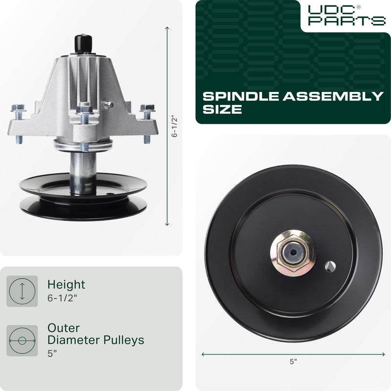  UDC Parts 618-06980 Spindle Assembly / 50 inch deck / for MTD Troy Bilt 918-06980 Cub Cadet RZT-L50 S50KH LX50 S50