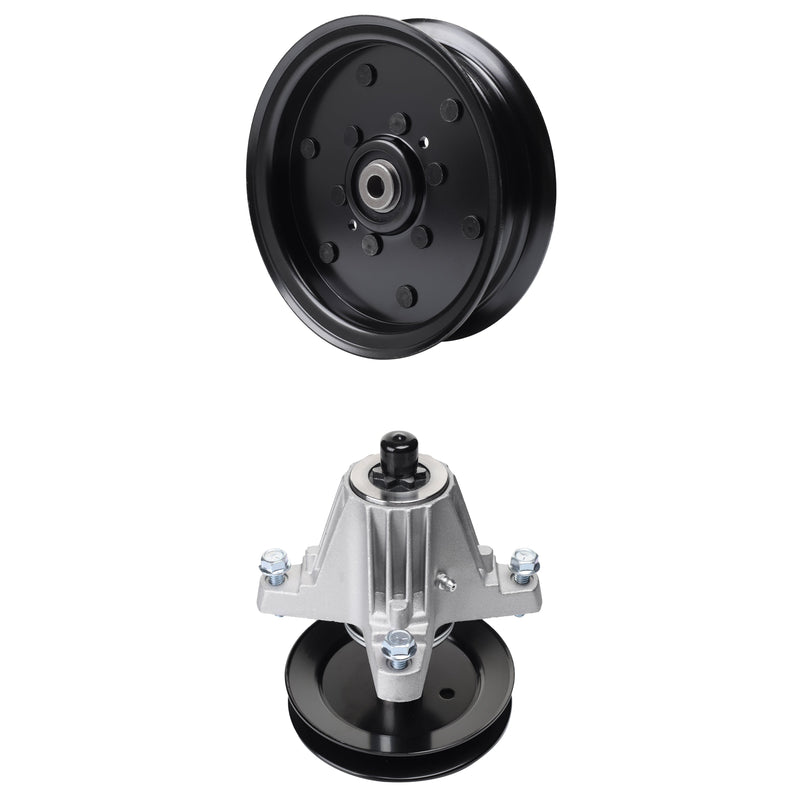  UDC Parts Mower Kit / Pulley 756-04511B + Spindle 618-06980 / Fits Troy-Bilt Mustang 50 XP Mustang XP 50 Mustang XP 50 FAB Mustang Z50