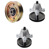 Products -  UDC Parts Mower Kit / Pulley 756-04224 + Spindle 618-06989 + Spindle 918-06991 / Fits Troy-Bilt TB46 Hydro